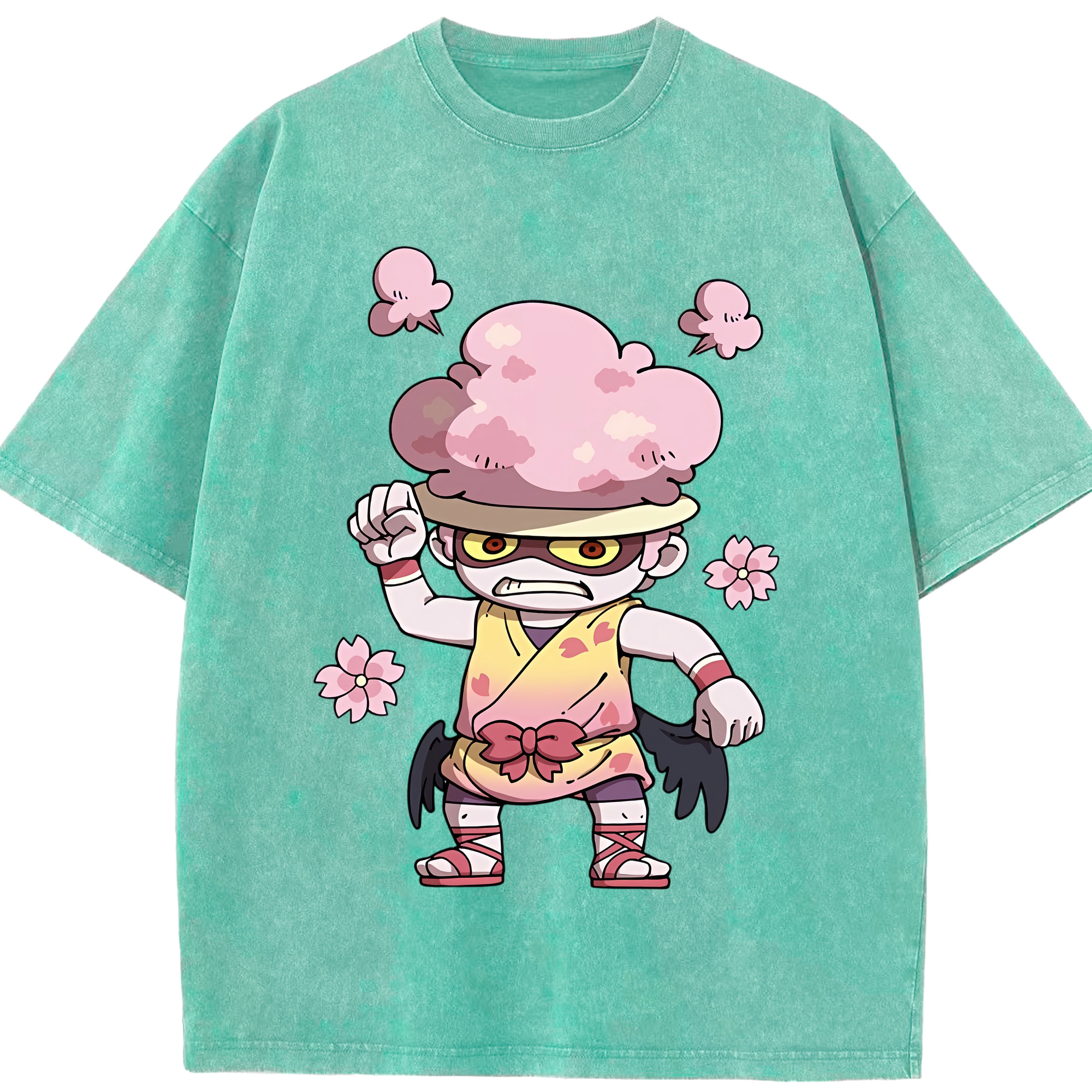 （画像用） 妖怪ウォッチ Yo-kai Watch 綿100% ヴィンテージ風 半袖Tシャツ（フロントプリント）